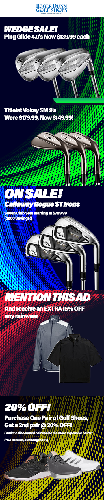 Roger Dunn Golf Arroyo Grande - promotion